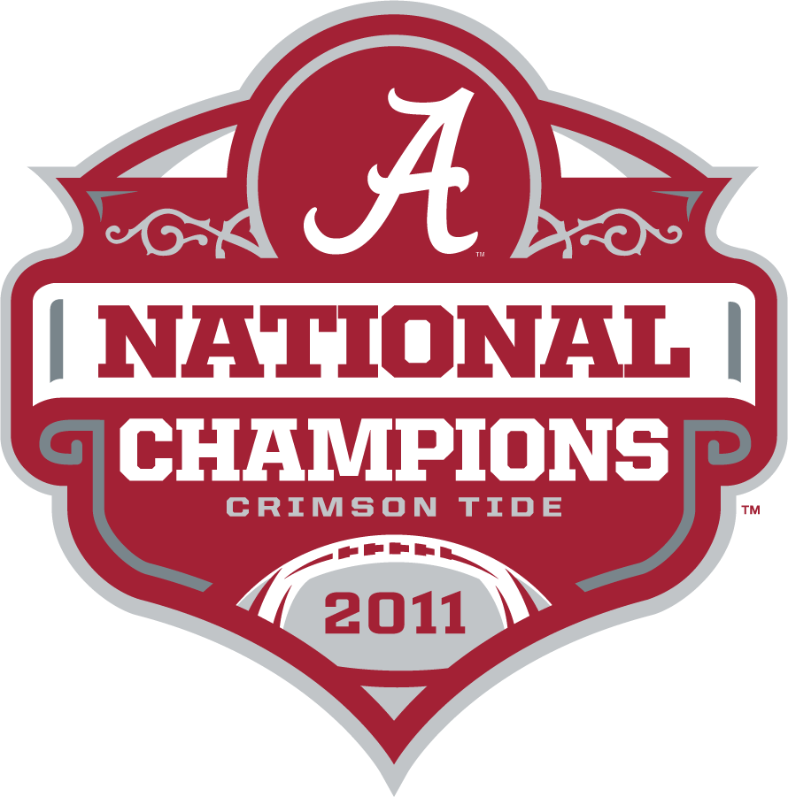 Alabama Crimson Tide 2011 Champion Logo DIY iron on transfer (heat transfer)